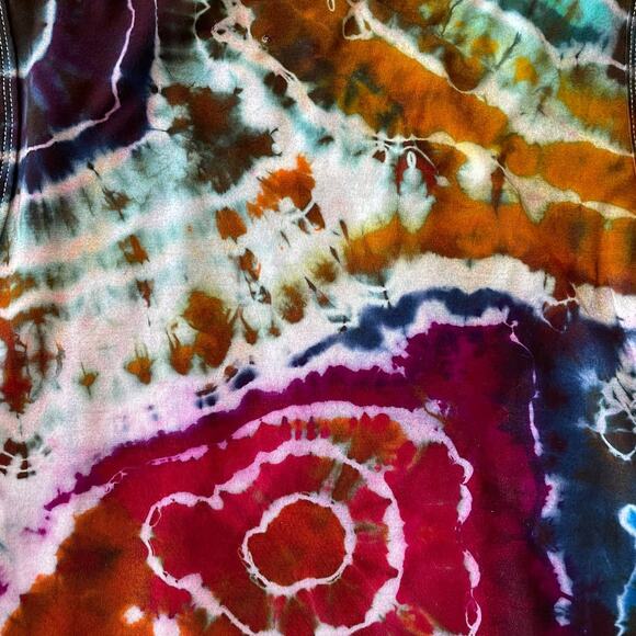 Ice Dye Bodycon Dress - Tie Dye Geode - Bold Vibrant Unique - (Women's XLarge) - Picture 10 of 10